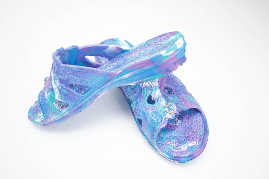 ЖЕНСКИЕ ШЛЕПКИ (КОД: ПЖ-29 ДЕКОР МИКС 2 )